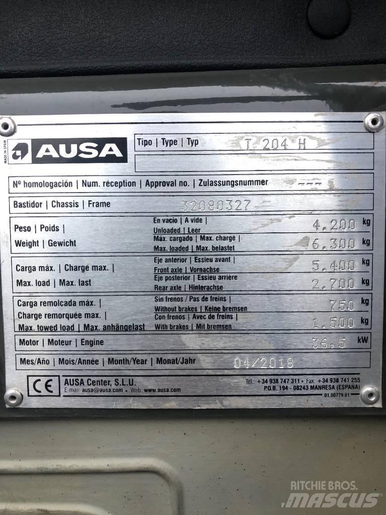 Ausa T 204 H Teleskopiniai krautuvai