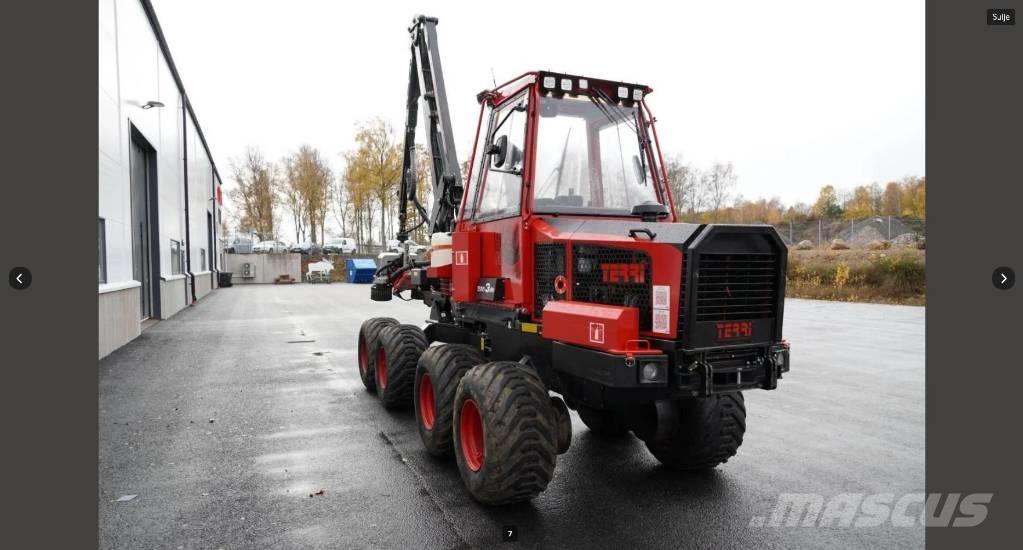 Terri 3HW Miško technika (Harvesteriai)