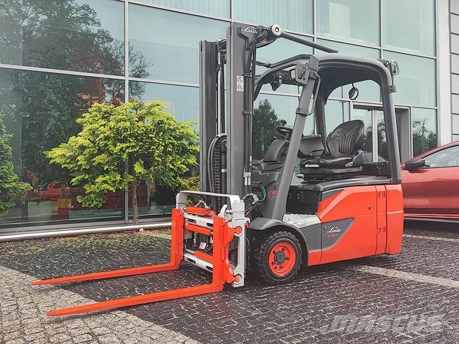 Linde E16-02 Elektriniai šakiniai krautuvai