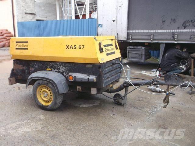 Atlas Copco XAS 67 Kompresoriai