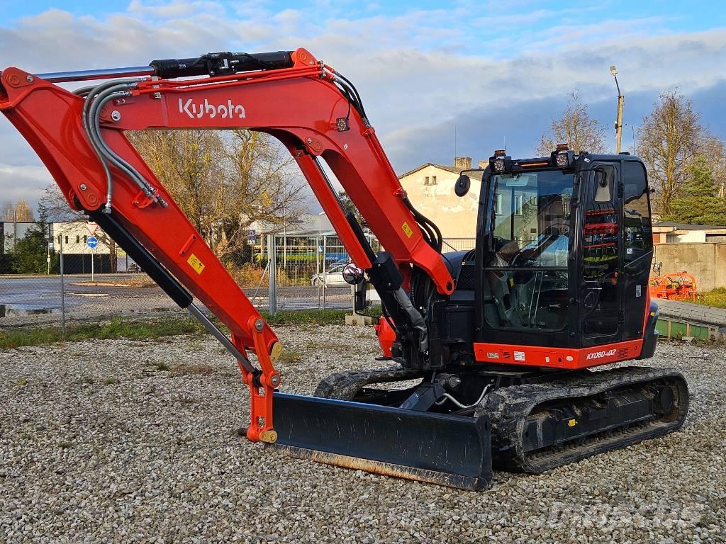 Kubota KX 080-4 Vidutinės galios ekskavatoriai 7-12 t