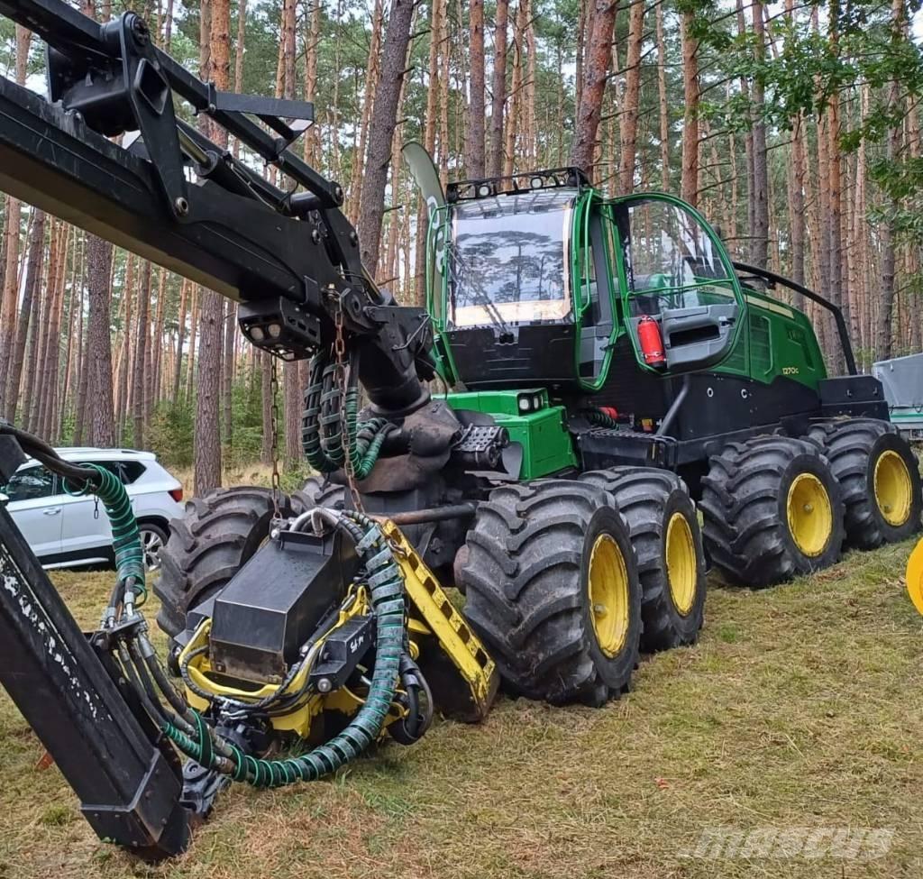 Johan Deere 1270G Miško technika (Harvesteriai)