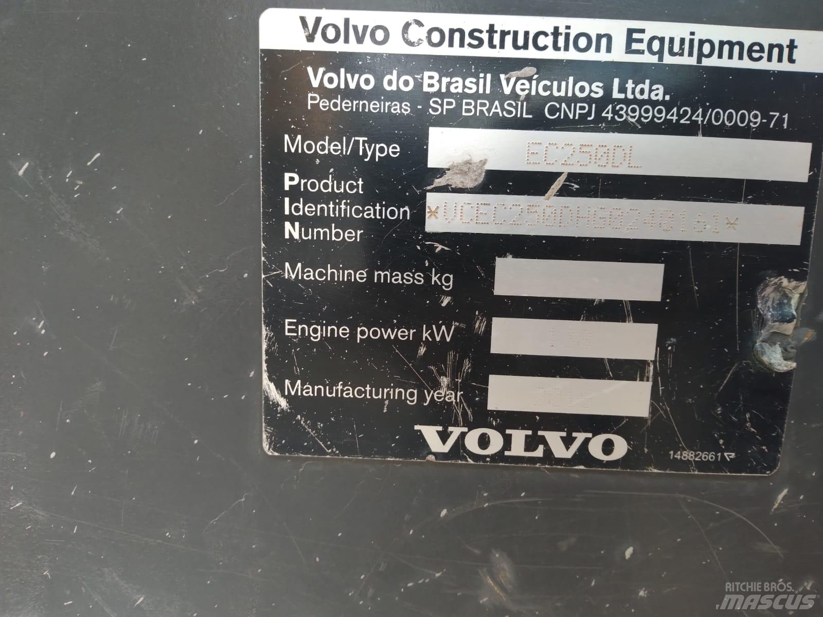 Volvo EC 250 D L Vikšriniai ekskavatoriai