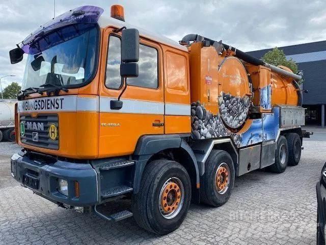 MAN 41.464 8x4 Kombinuotos paskirties / vakuuminiai sunkvežimiai
