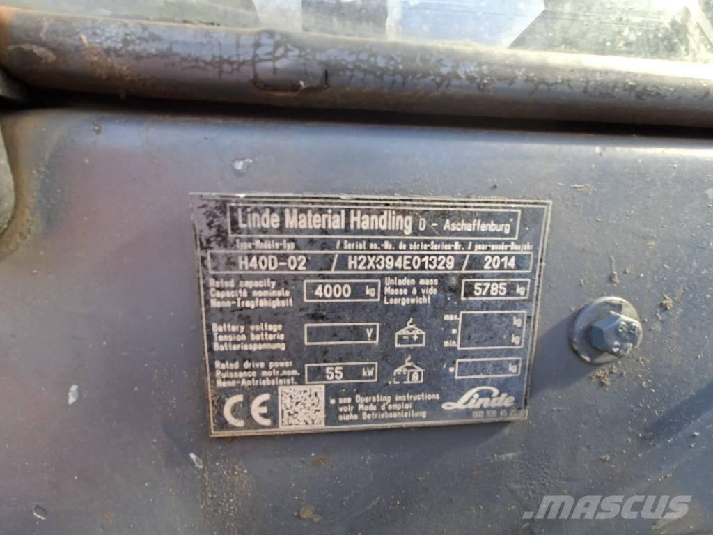 Linde H40D-02 Dyzeliniai krautuvai