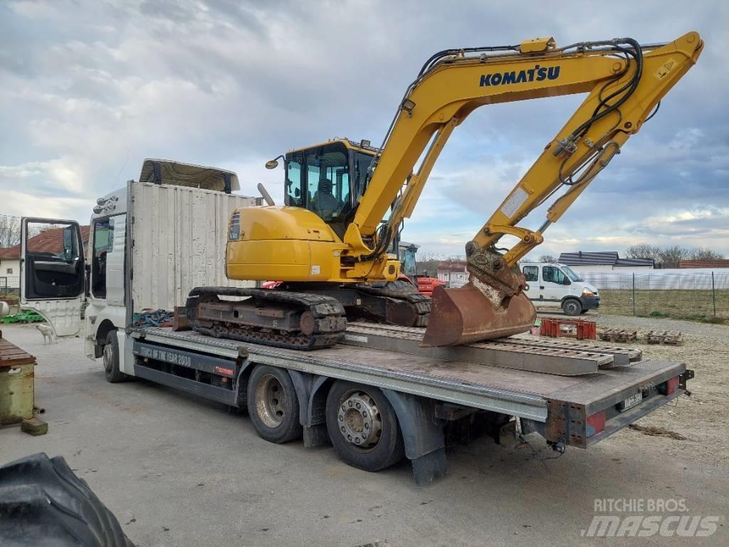 Komatsu PC 80 MR Vidutinės galios ekskavatoriai 7-12 t