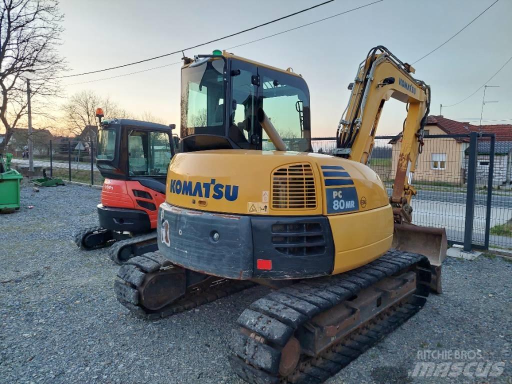 Komatsu PC 80 MR Vidutinės galios ekskavatoriai 7-12 t