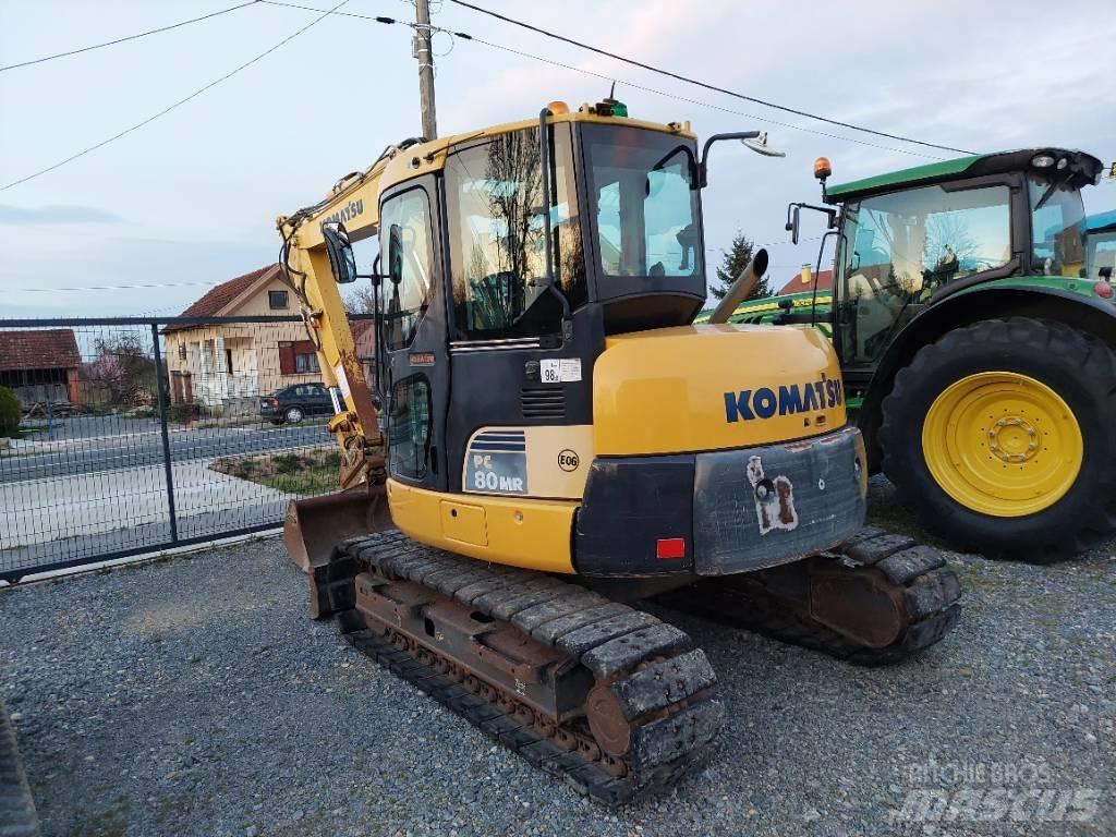Komatsu PC 80 MR Vidutinės galios ekskavatoriai 7-12 t