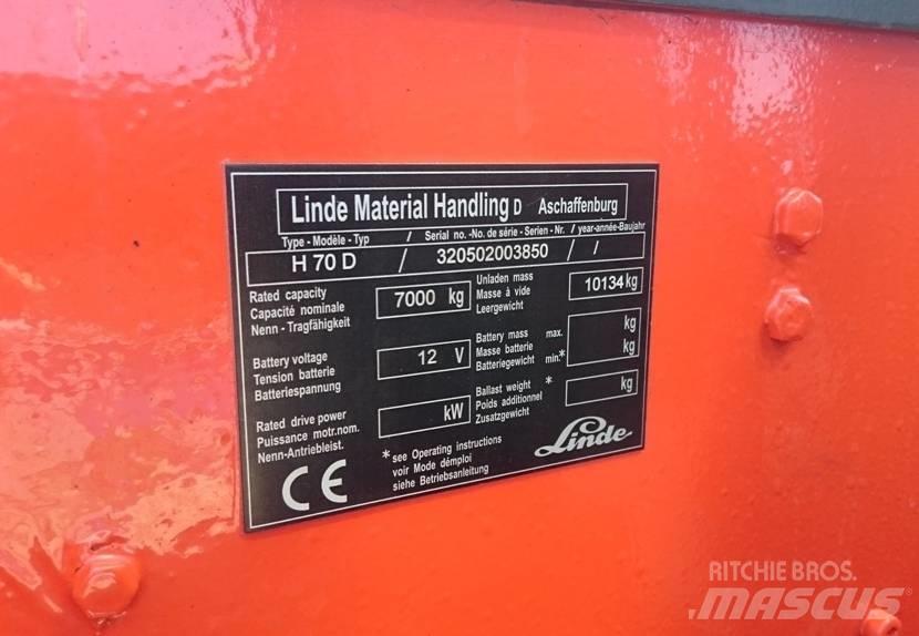 Linde H 70 D Dyzeliniai krautuvai