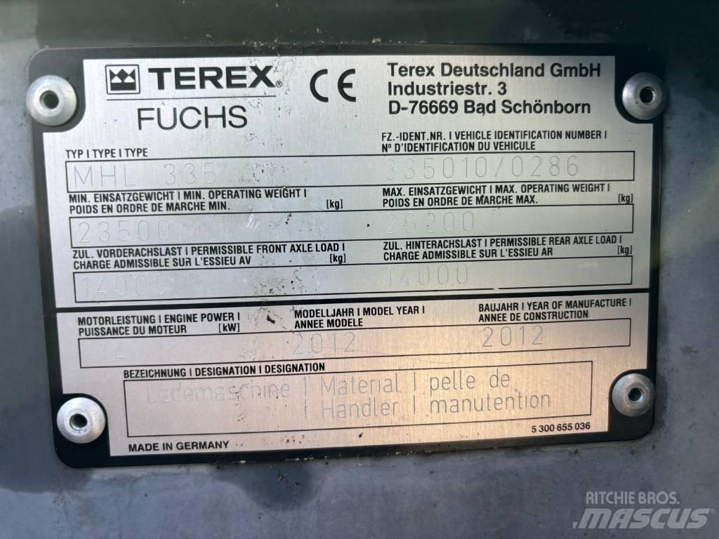 Fuchs MHL 335 Atliekų / pramoniniai krautuvai