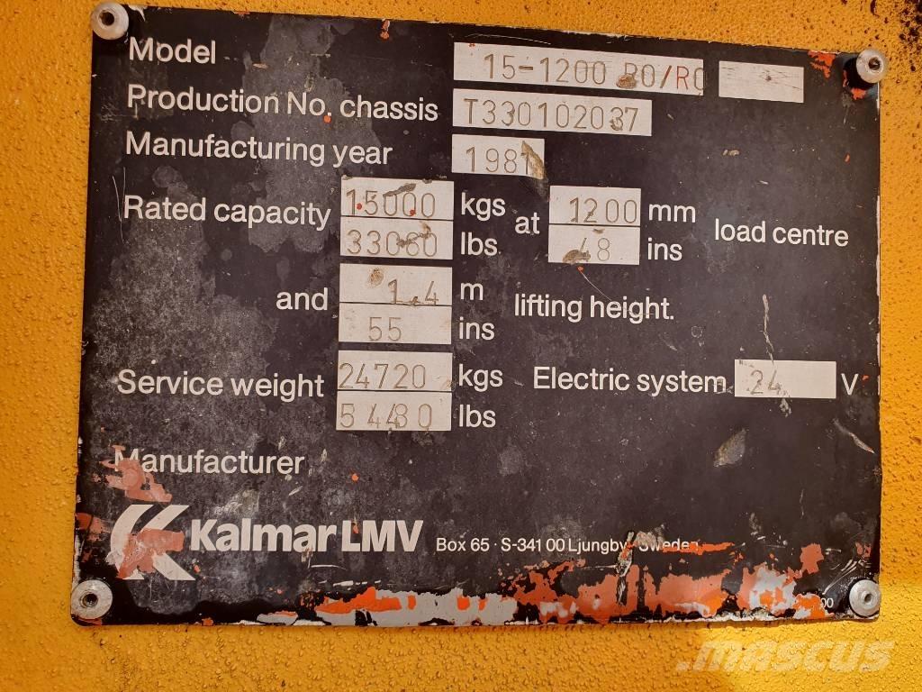 Kalmar 15-1200 Dyzeliniai krautuvai