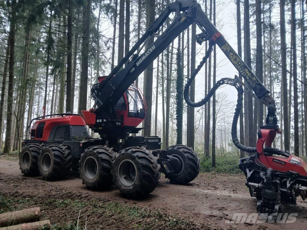 Komatsu 931 XC Miško technika (Harvesteriai)