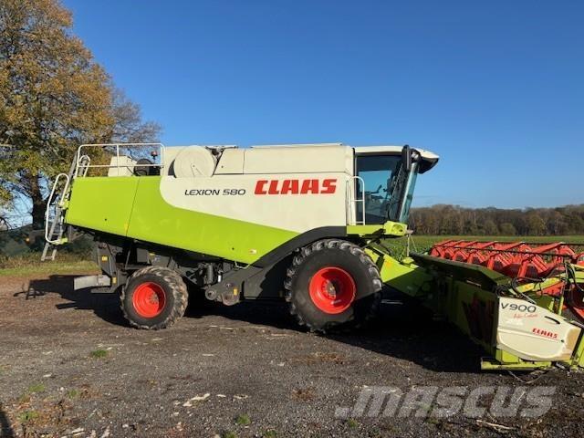 CLAAS Lexion 580 Derliaus nuėmimo kombainai