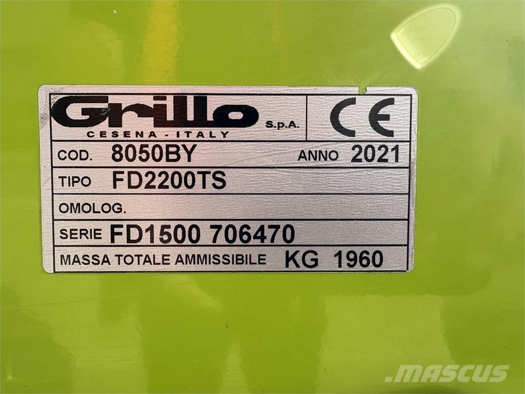 Grillo FD2200TS Sodo traktoriukai-vejapjovės