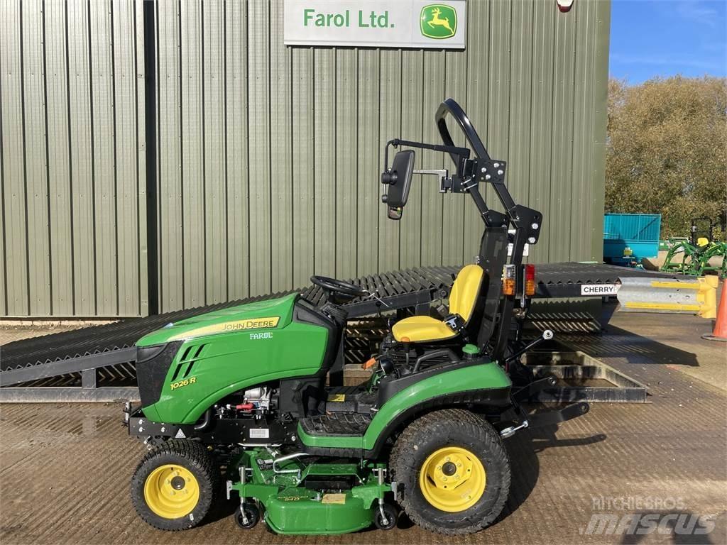 John Deere 1026R Naudoti kompaktiški traktoriai
