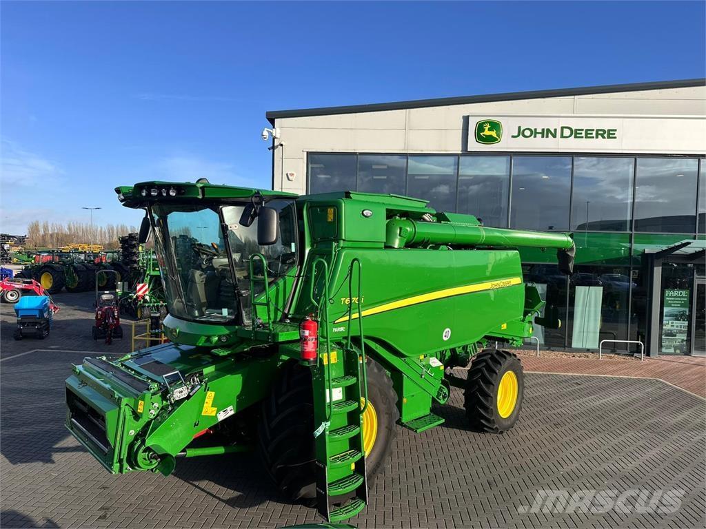 John Deere T670i Derliaus nuėmimo kombainai