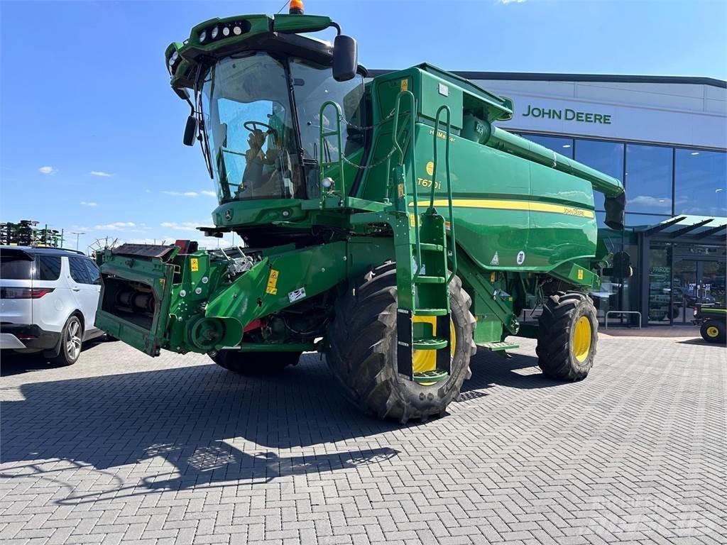 John Deere T670i HM Derliaus nuėmimo kombainai