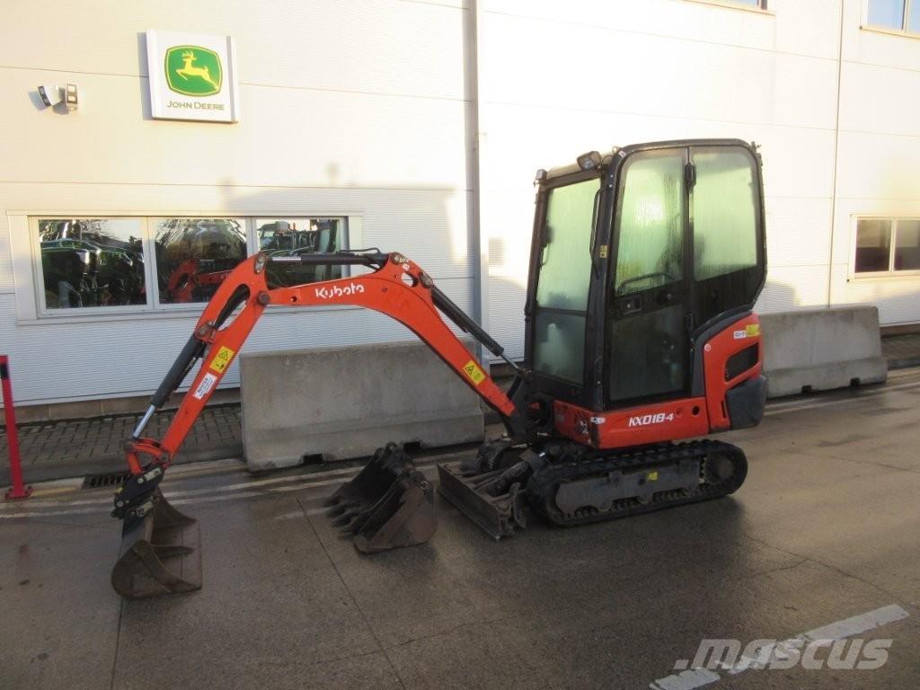 Kubota KX018-4 Vikšriniai ekskavatoriai