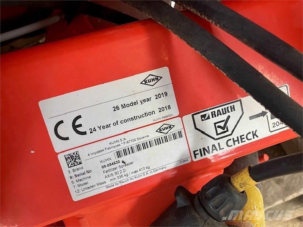 Kuhn Axis 30.2D Trąšų purkštuvai
