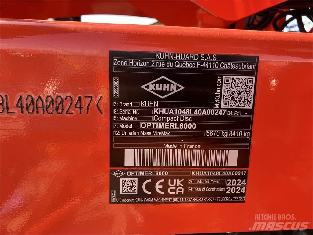 Kuhn L6000 Kultivatoriai