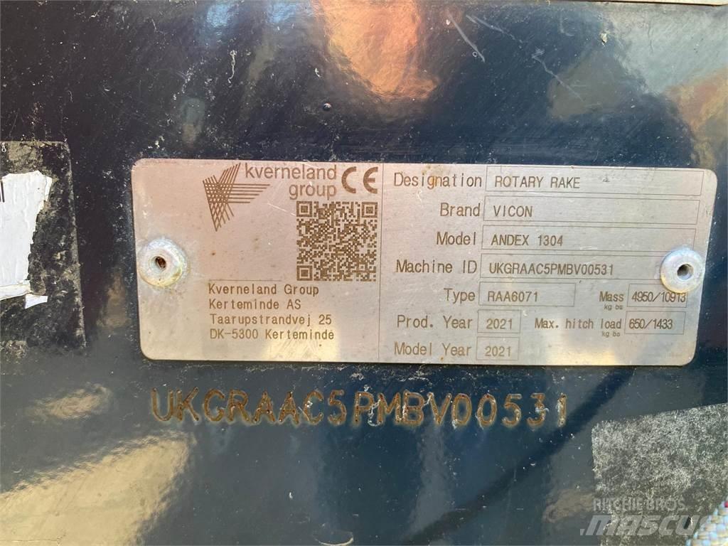 Kverneland Andex 1304 Šieno grėbliai ir vartytuvai