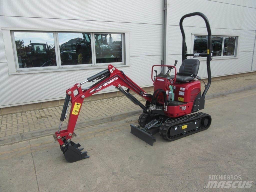 Yanmar SV08 Vikšriniai ekskavatoriai