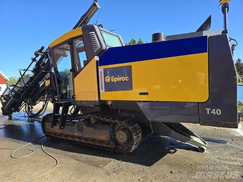 Epiroc SmartRoc T40 Tunelių ir požeminės kasybos grąžtai