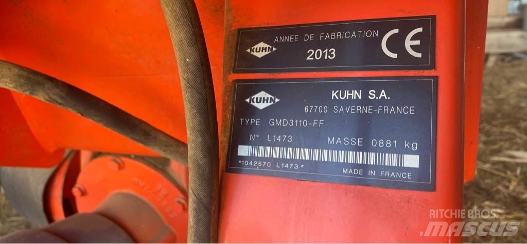 Kuhn GMD3110 FF Šienapjovės