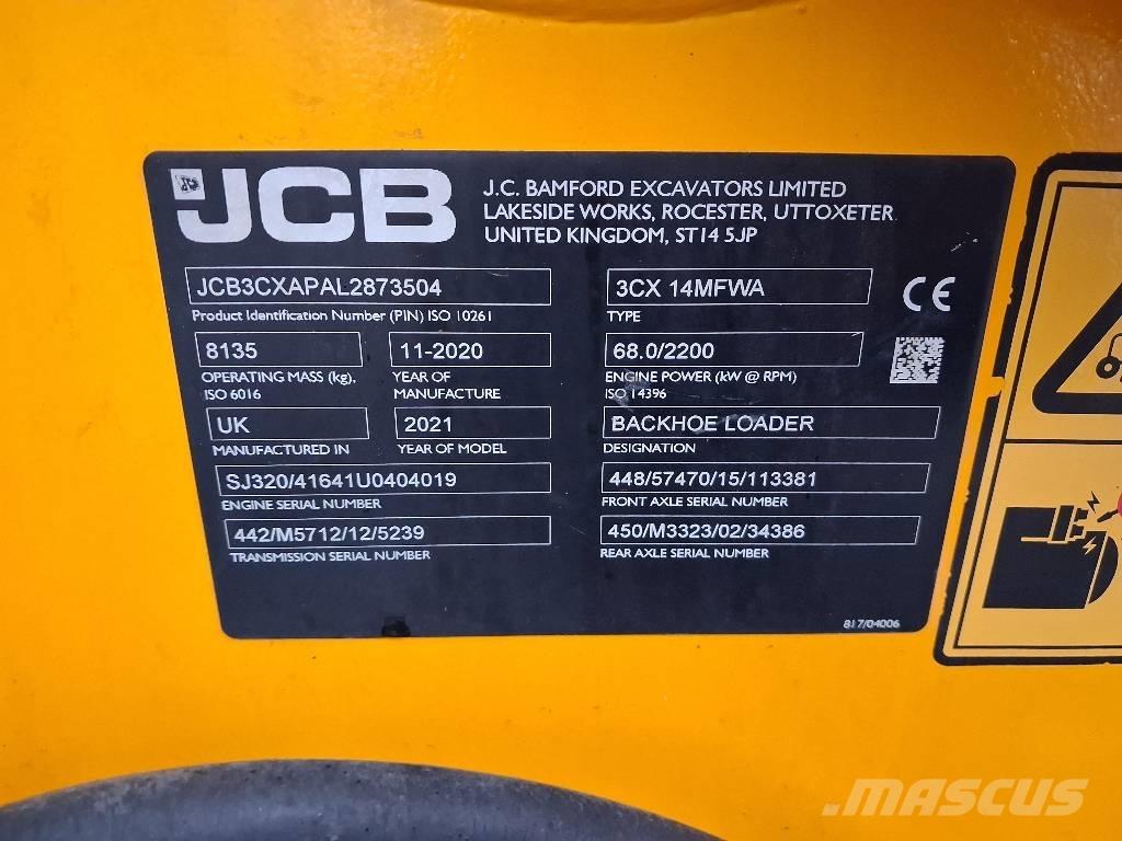 JCB 3 CX ECO Ekskavatoriniai krautuvai