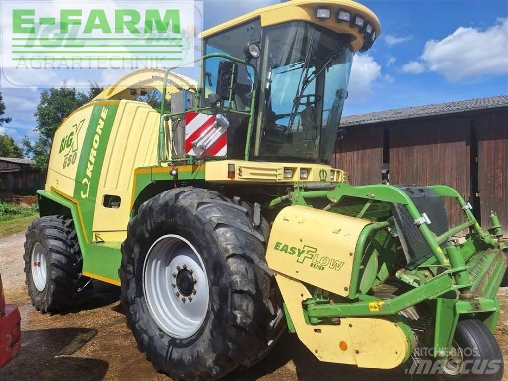 Krone big x 650 Pašarų ruošimo technika