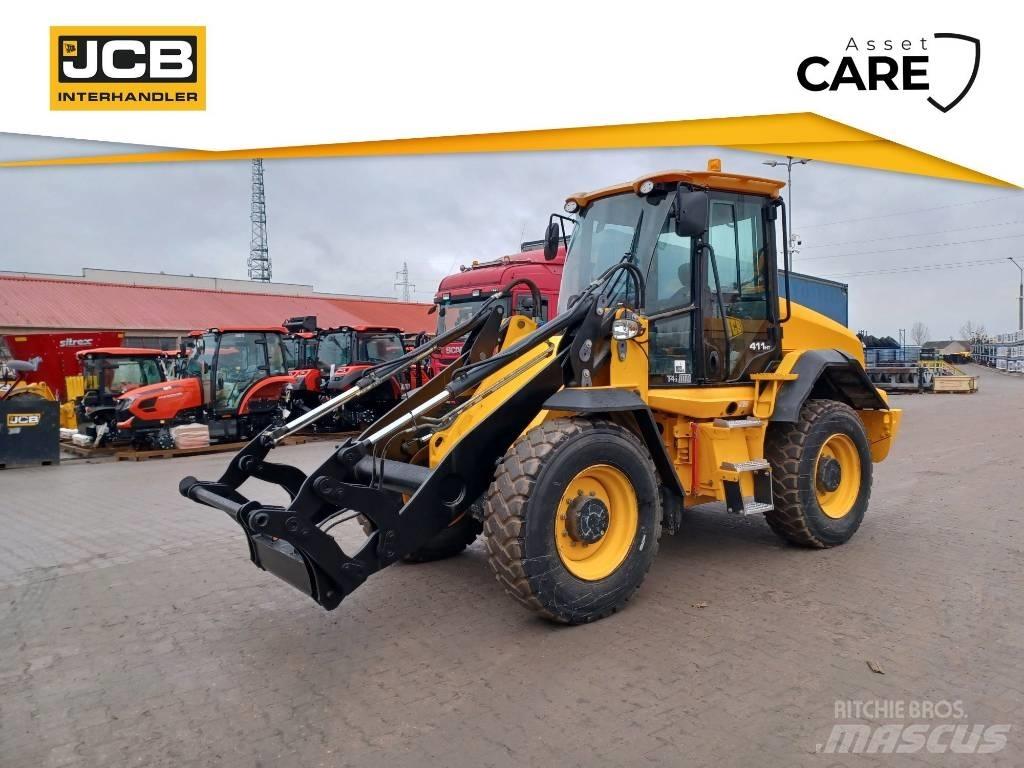 JCB 411 Naudoti ratiniai krautuvai
