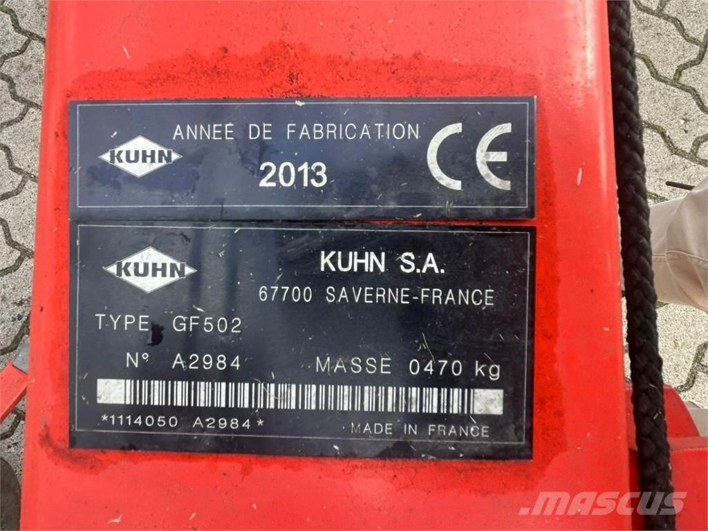 Kuhn GF 502 Šieno grėbliai ir vartytuvai
