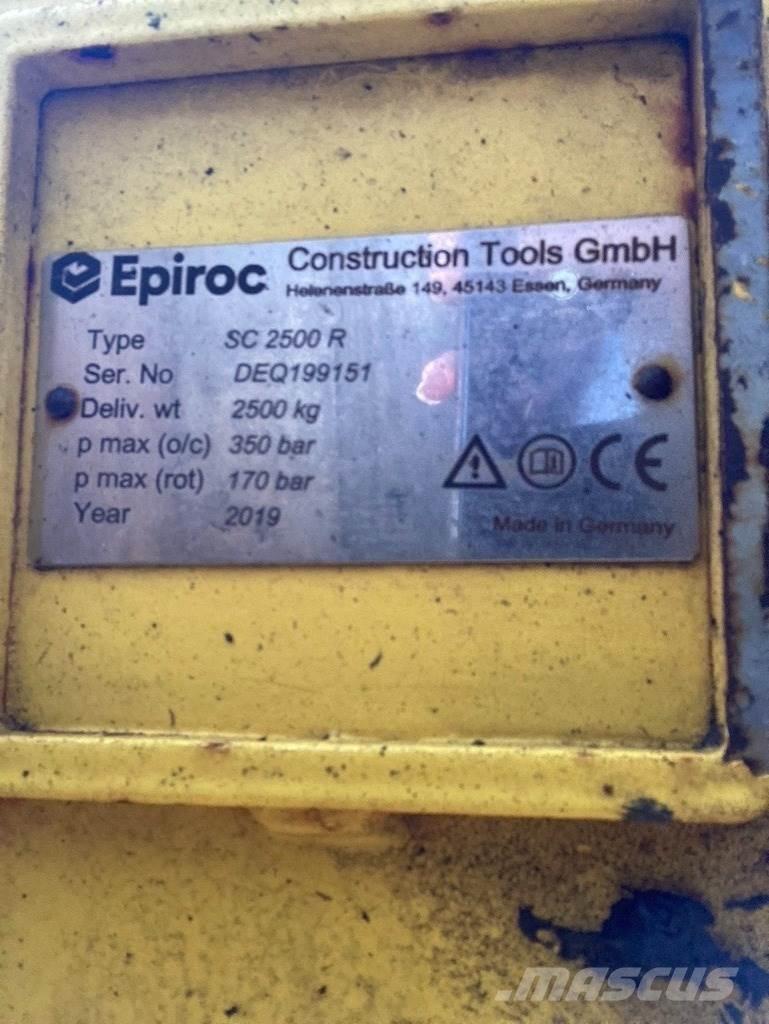 Epiroc SC2500 Rėžtuvai