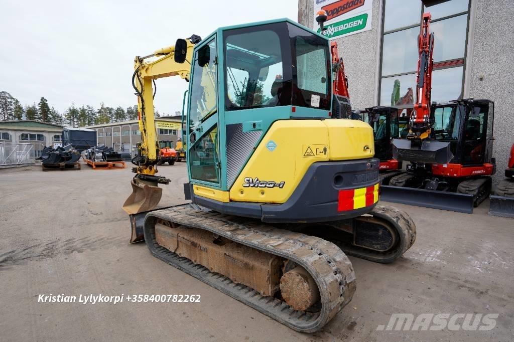 Yanmar SV 100-1 Vidutinės galios ekskavatoriai 7-12 t