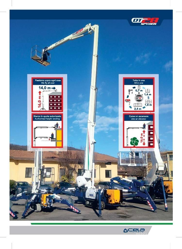 Cela CRAWLER DT 28 Kiti keltuvai ir platformos