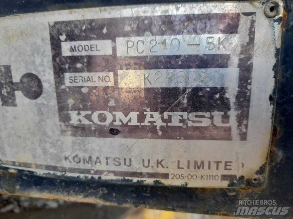 Komatsu PC 210-5 Vikšriniai ekskavatoriai