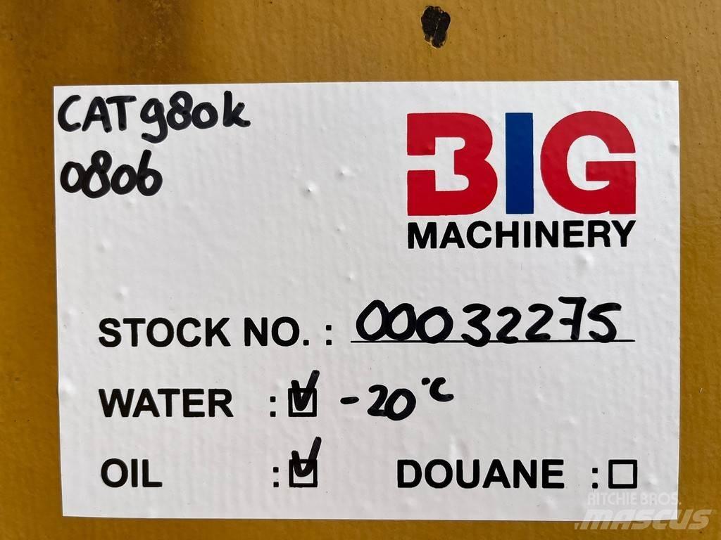 CAT 980K Naudoti ratiniai krautuvai