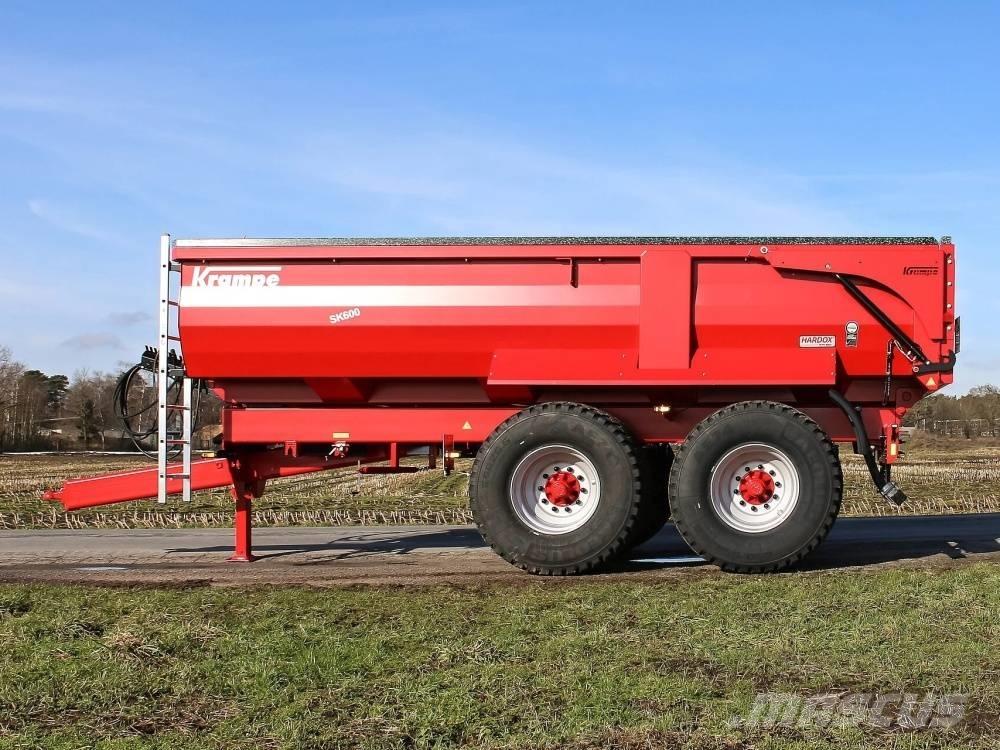 Krampe SK 600 Savivartės priekabos