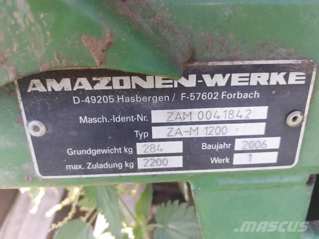 Amazone zam 1200 Mineralinių trąšų barstytuvai
