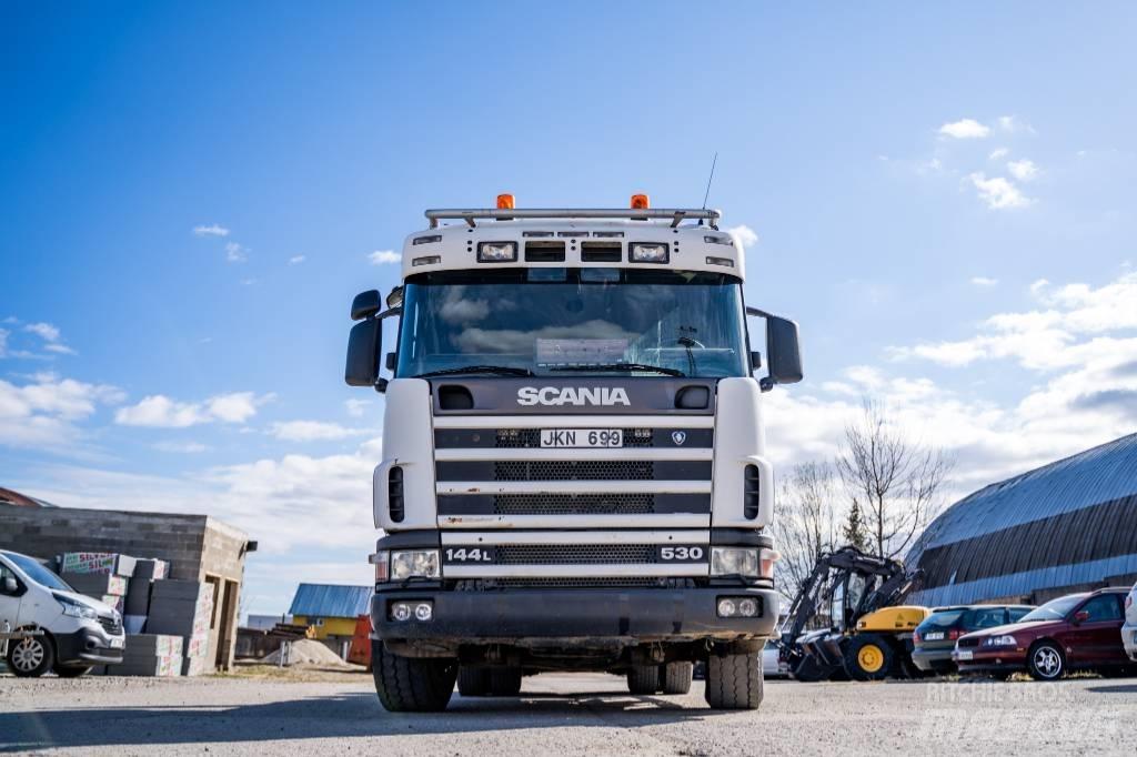 Scania R 144 GB Sunkvežimiai su keliamuoju kabliu