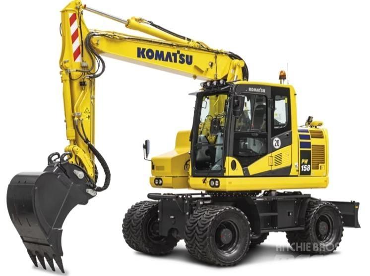 Komatsu PW158-11E0 Ratiniai ekskavatoriai