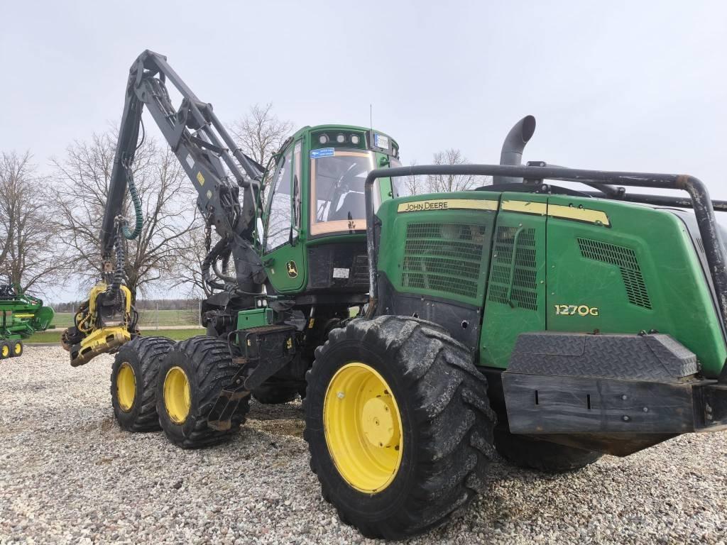 John Deere 1270G Miško technika (Harvesteriai)