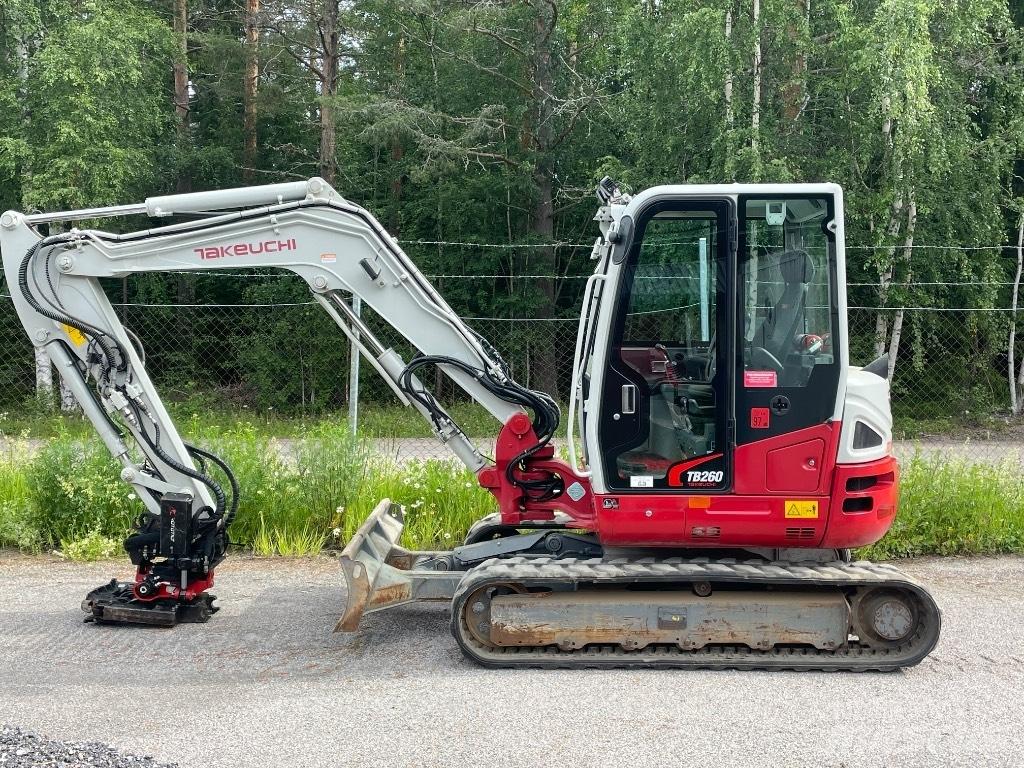 Takeuchi TB 260 Mini ekskavatoriai < 7 t