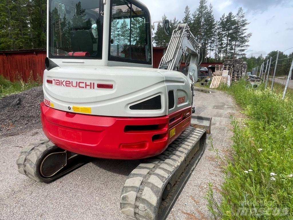 Takeuchi TB 260 Mini ekskavatoriai < 7 t