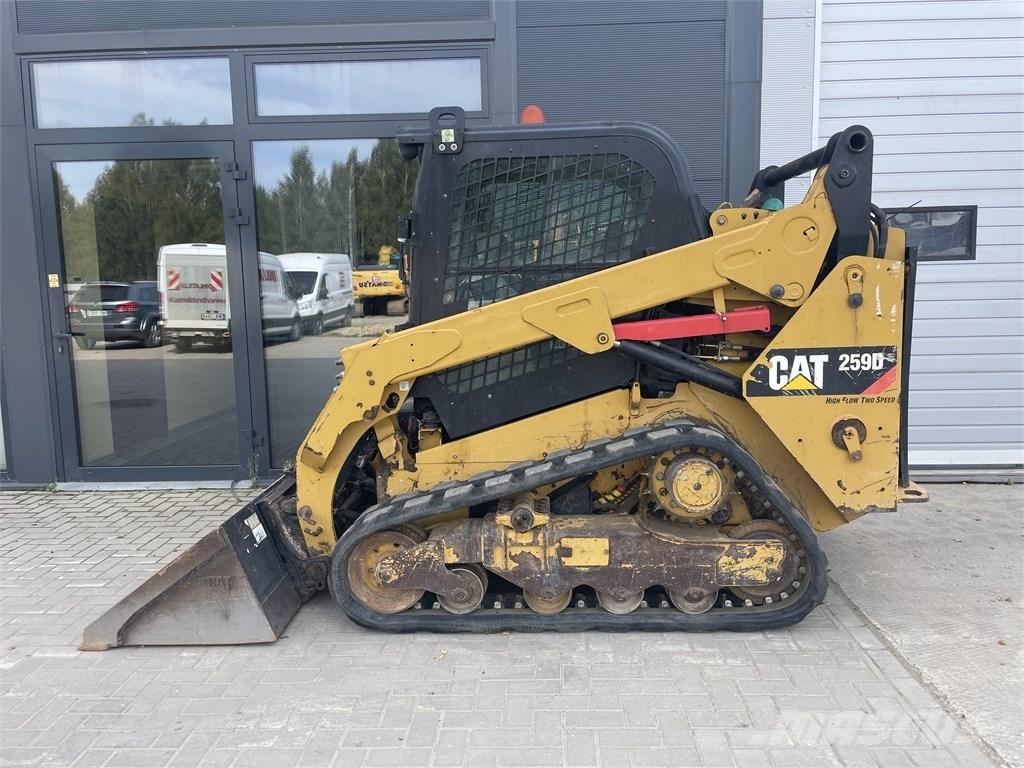 CAT 259D HF Krautuvai su šoniniu pasukimu