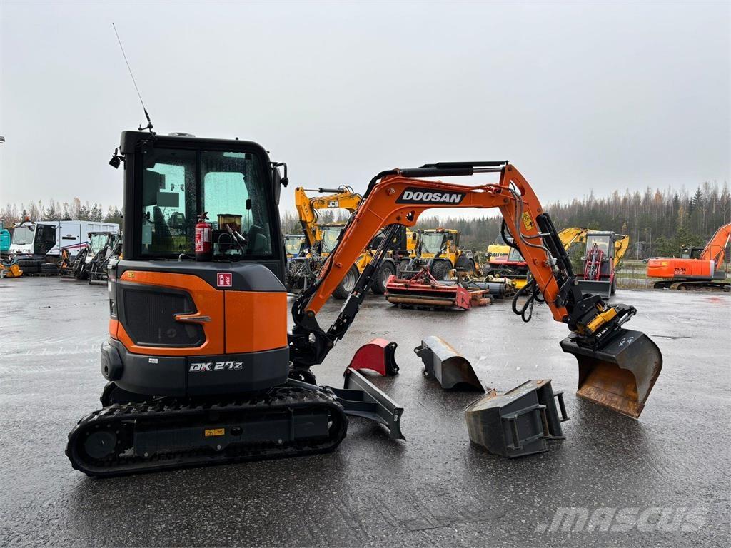 Doosan DX27Z-7 Mini ekskavatoriai < 7 t