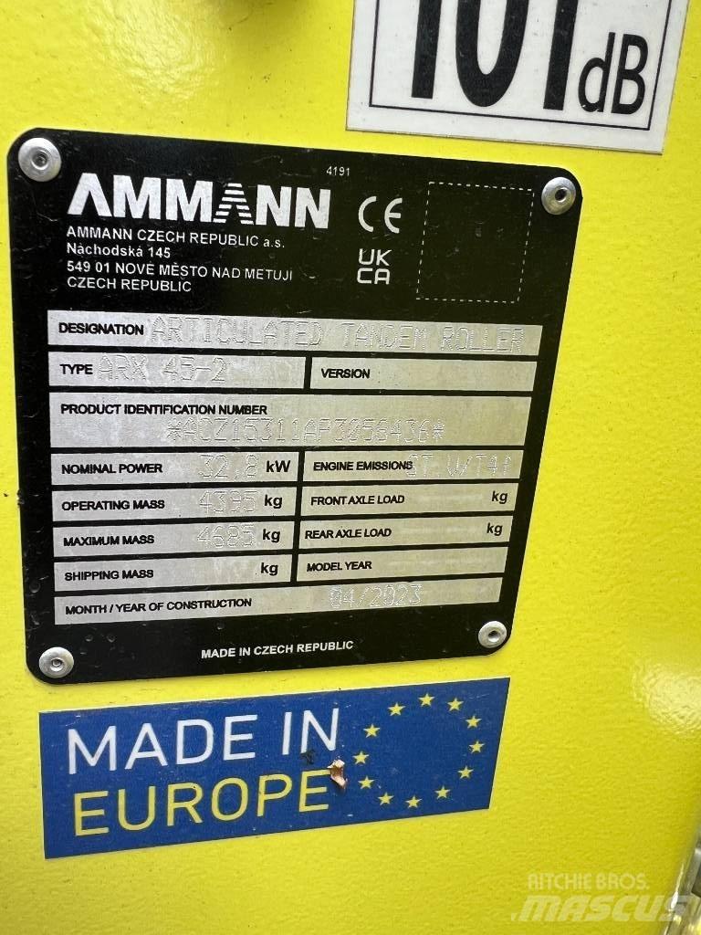 Ammann ARX 45-2 Porinių būgnų volai
