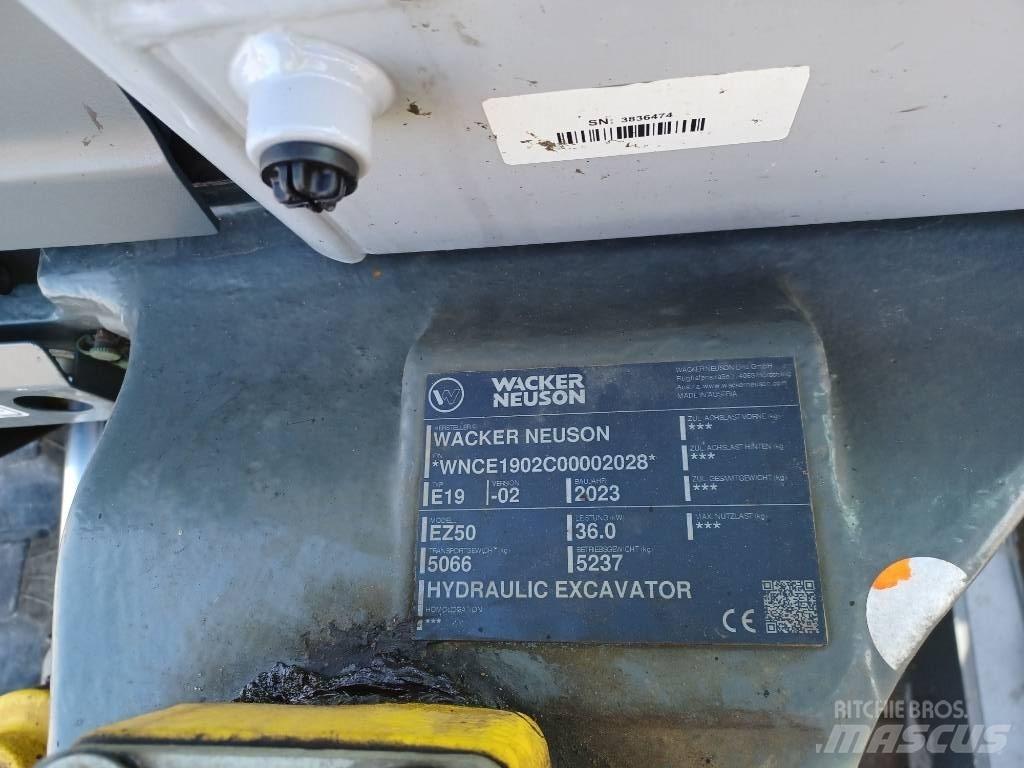 Wacker Neuson EZ50 Vikšriniai ekskavatoriai
