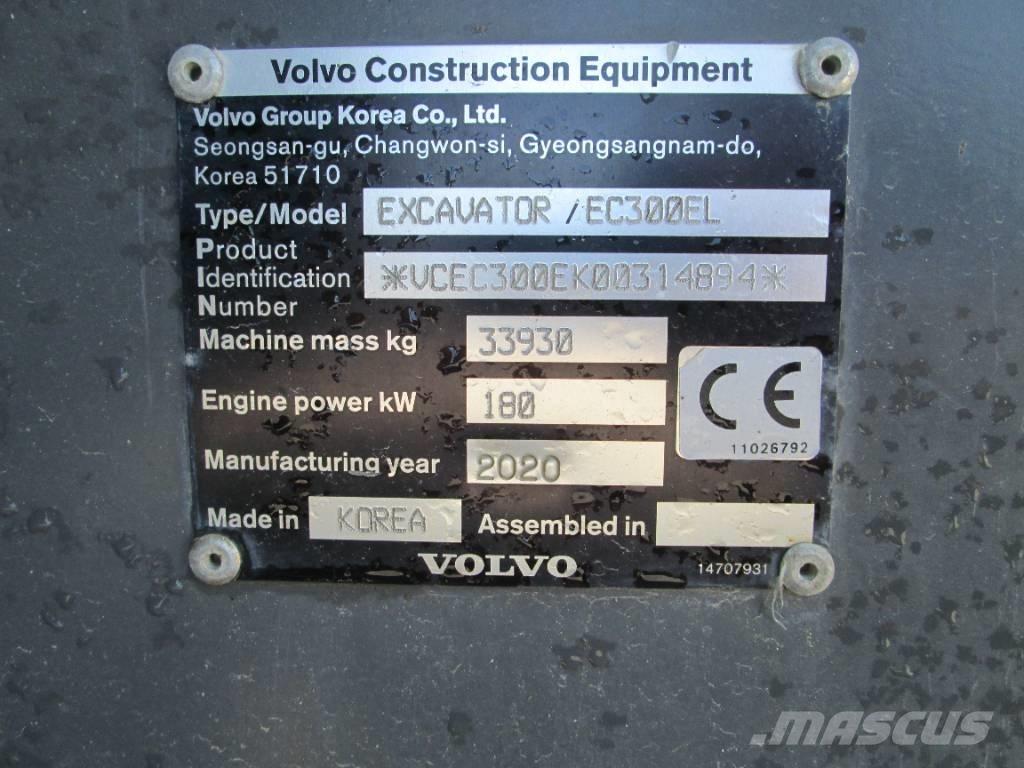 Volvo EC 300 EL Vikšriniai ekskavatoriai