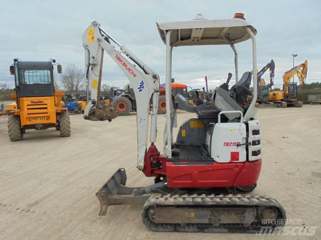 Takeuchi TB215R Mini ekskavatoriai < 7 t